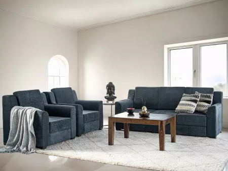 Erica Upholstered 5 Seater Sofa Set
